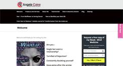 Desktop Screenshot of angelacaine.com